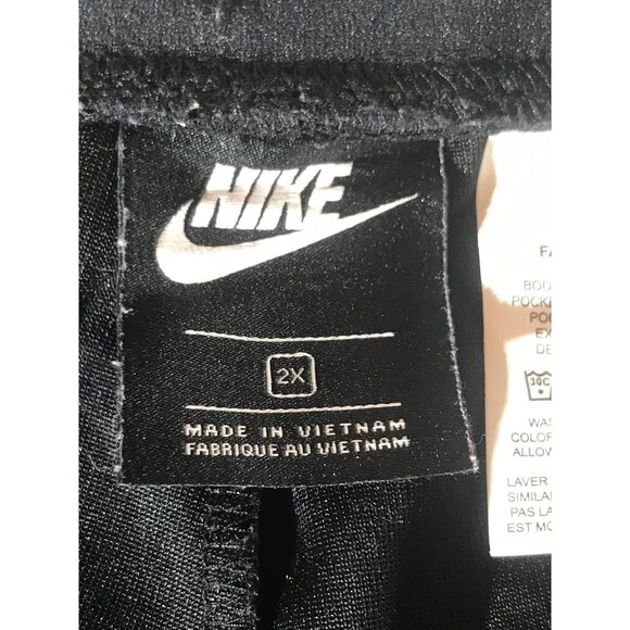 Nike Women's Black & Gold Swoosh Athletic Sweatpants Joggers - Picture 5 of 10